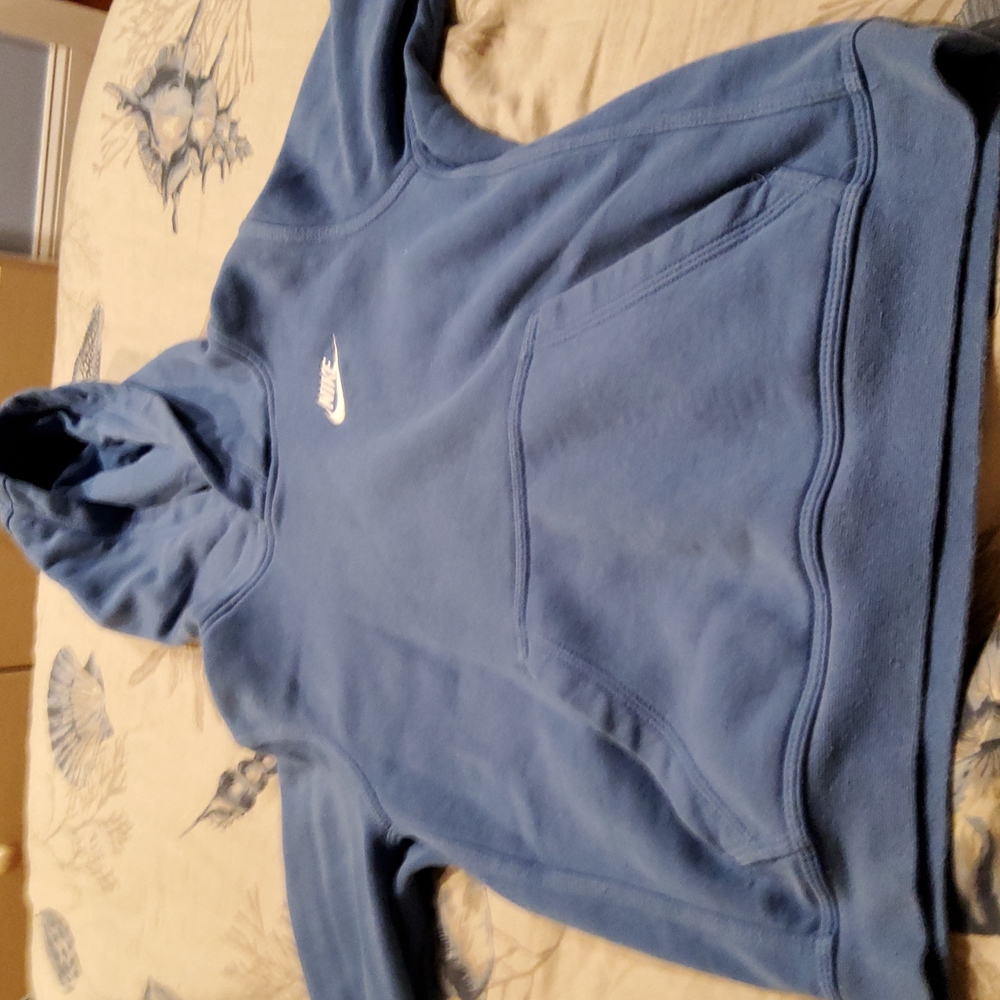 Nike blue boys hoodie size small